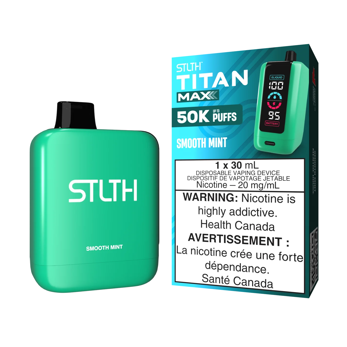 STLTH TITAN MAX - Rechargeable Disposable - 50,000 Puffs [ONTARIO]