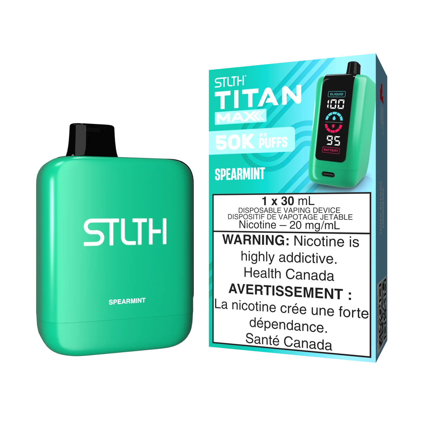 STLTH TITAN MAX - Rechargeable Disposable - 50,000 Puffs [ONTARIO]