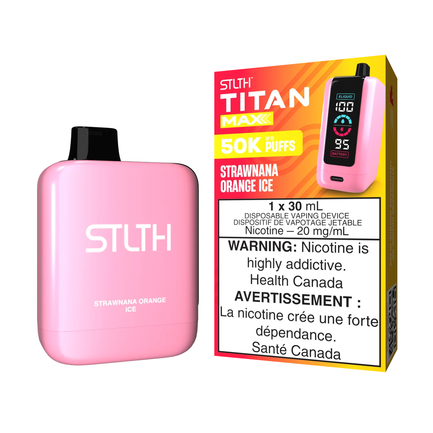 STLTH TITAN MAX - Rechargeable Disposable - 50,000 Puffs [ONTARIO]