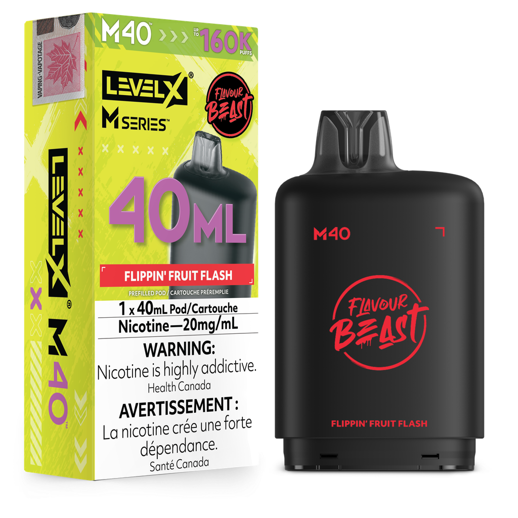 [ONT] Level X - Flavour Beast M Series 40mL - Pod - 160k Puffs