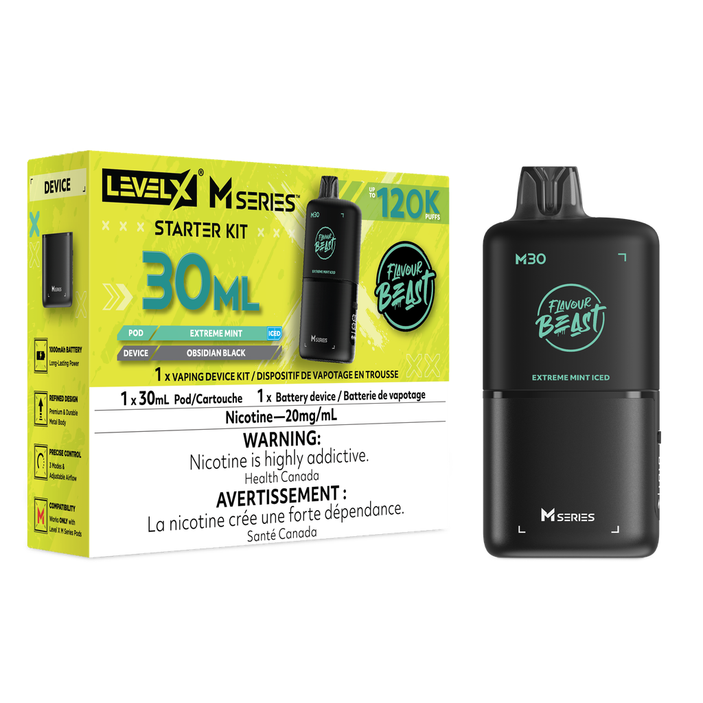 [ONT] Level X - Flavour Beast M Series 30mL - Starter Kit - 120k Puffs