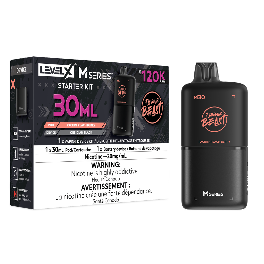 [ONT] Level X - Flavour Beast M Series 30mL - Starter Kit - 120k Puffs