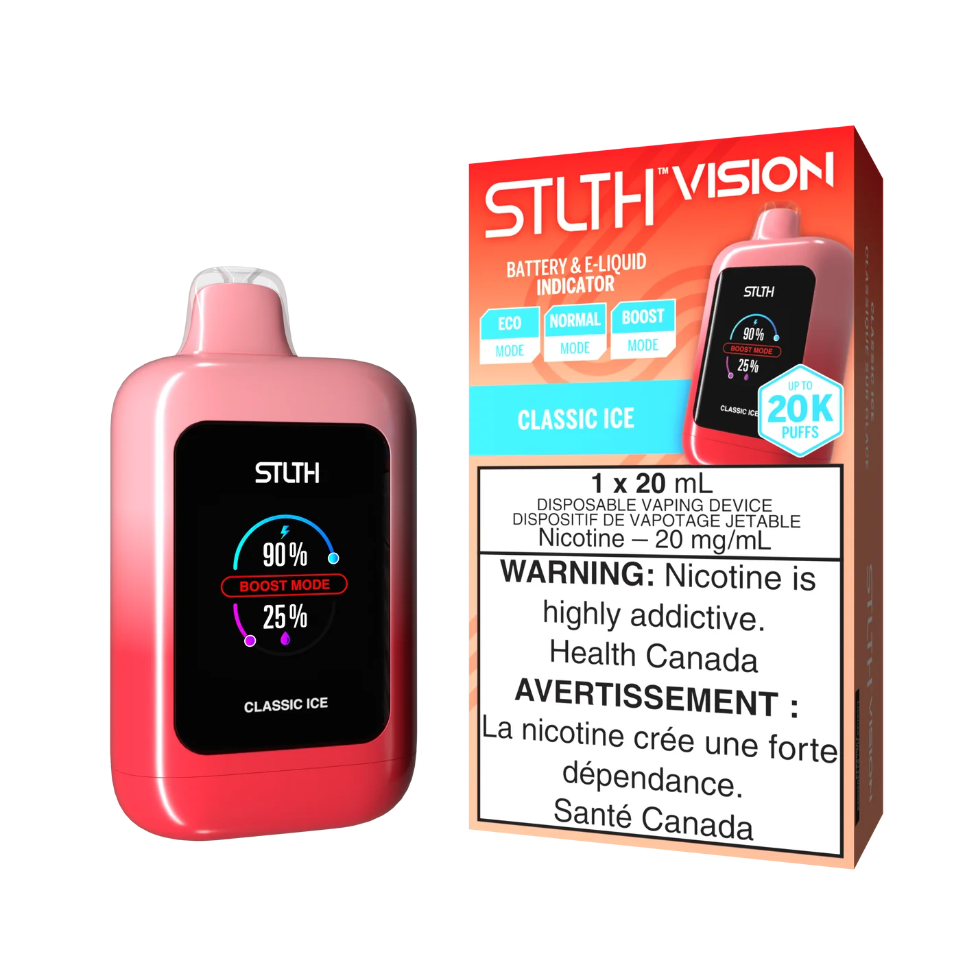 STLTH Vision - Rechargeable Disposable - 20,000 Puffs - [Federal Stamp]