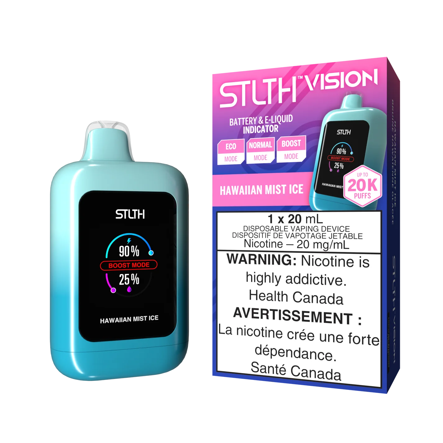 STLTH Vision - Rechargeable Disposable - 20,000 Puffs - [Federal Stamp]