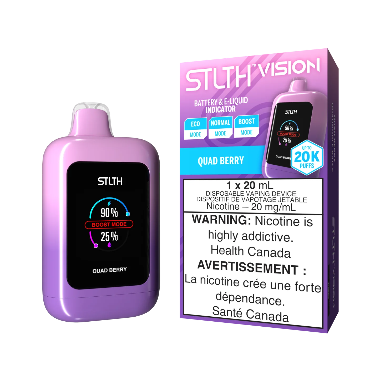 STLTH Vision - Rechargeable Disposable - 20,000 Puffs - [Federal Stamp]