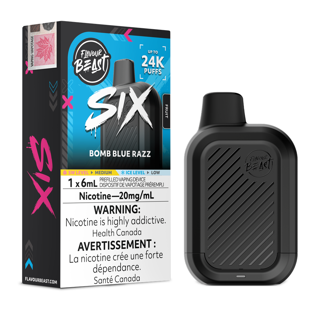 [ONT] Flavour Beast - SIX - Rechargeable Disposable - 24k Puffs