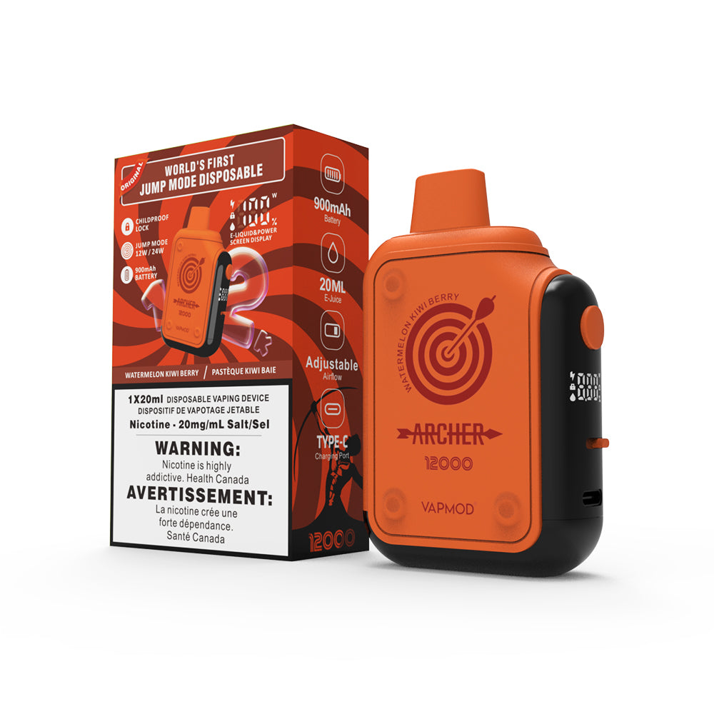 Vapemod - Archer - Rechargeable Disposable 12000 Puffs (ONTARIO)