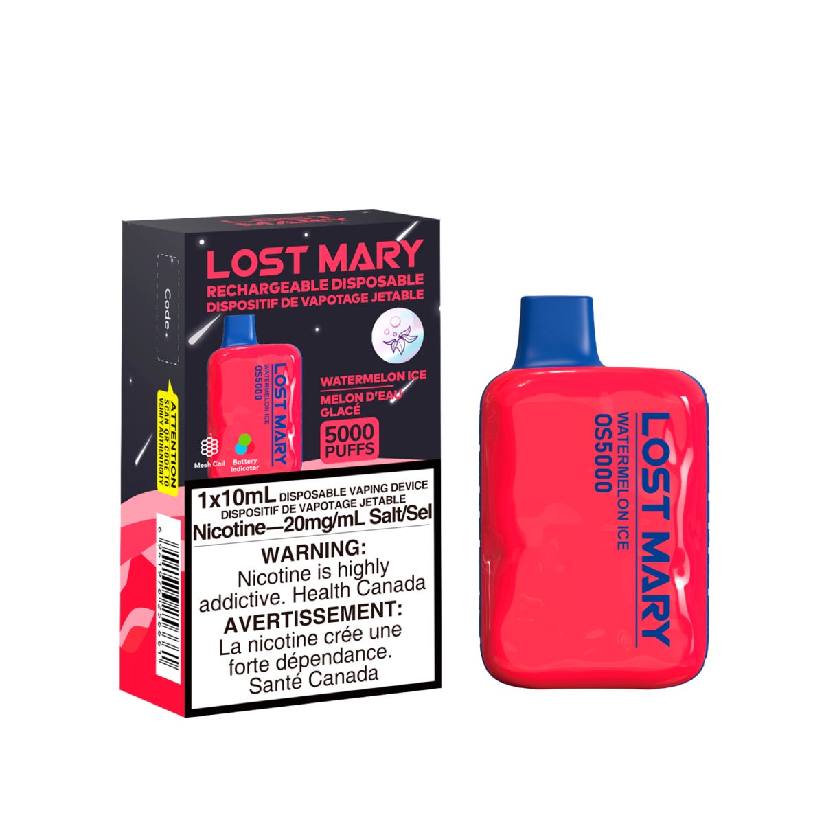 LostMary OS5000 - Rechargeable Disposable - 5000 puffs