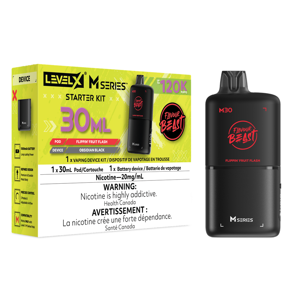 [ONT] Level X - Flavour Beast M Series 30mL - Starter Kit - 120k Puffs
