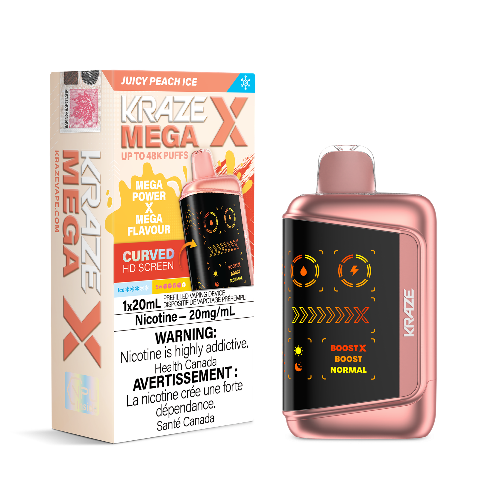 [ONT] Kraze - Mega X - Rechargeable Disposable - 48k Puffs