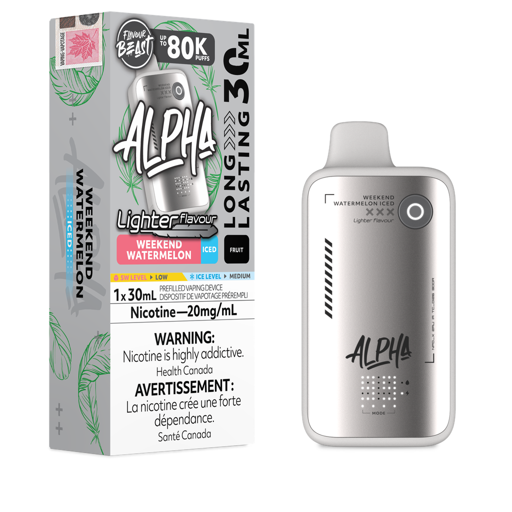[ONT] Flavour Beast - Alpha Light - Rechargeable Disposable - 80k Puffs