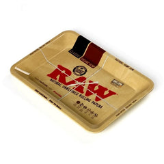RAW - Collection - Round Rectangular Metal Rolling Tray (Small)
