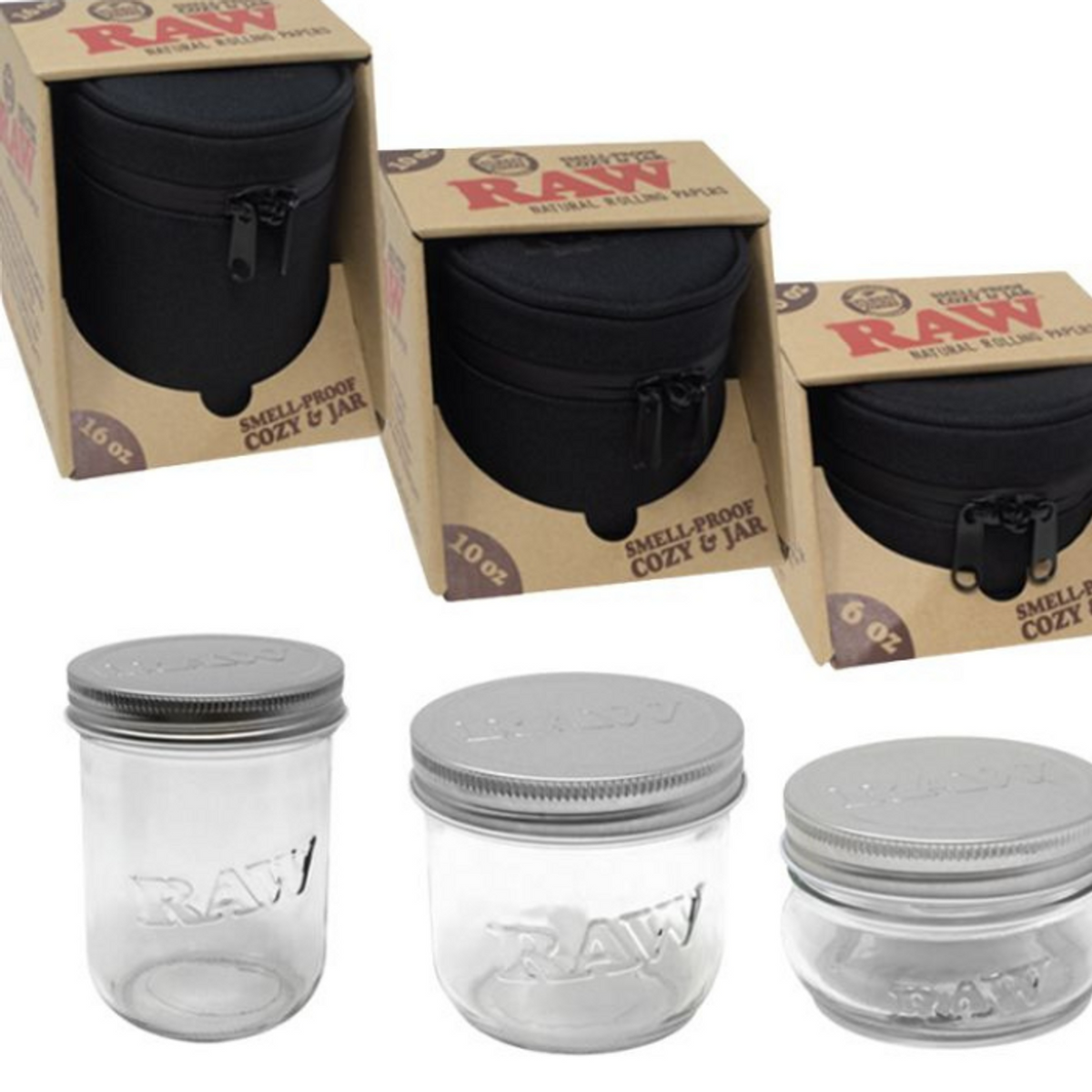 Raw - Smell Proof Cozy Jar
