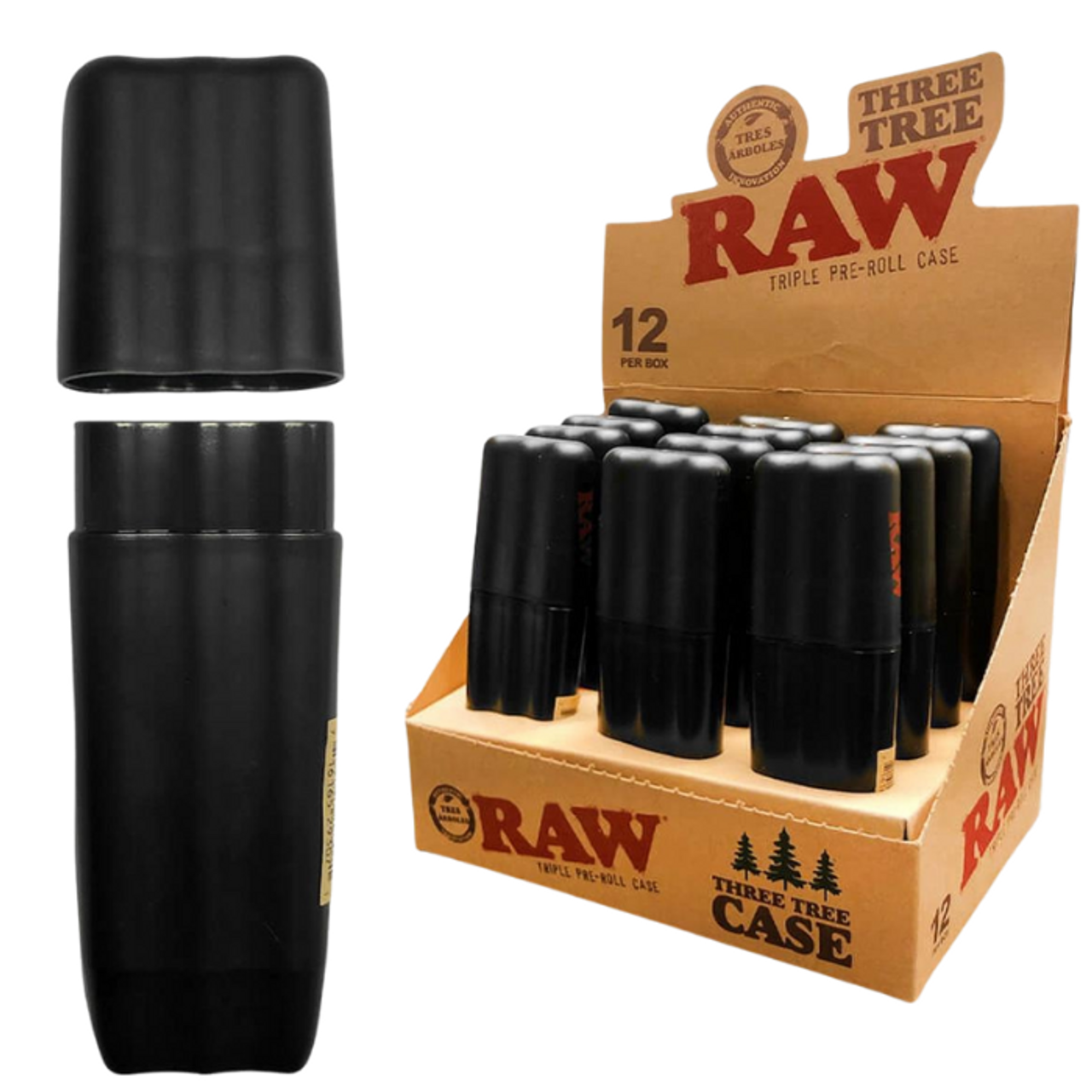 RAW - Three Tree Pre Roll Case