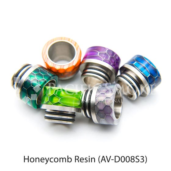 810 Resin “Honeycomb” Drip Tip