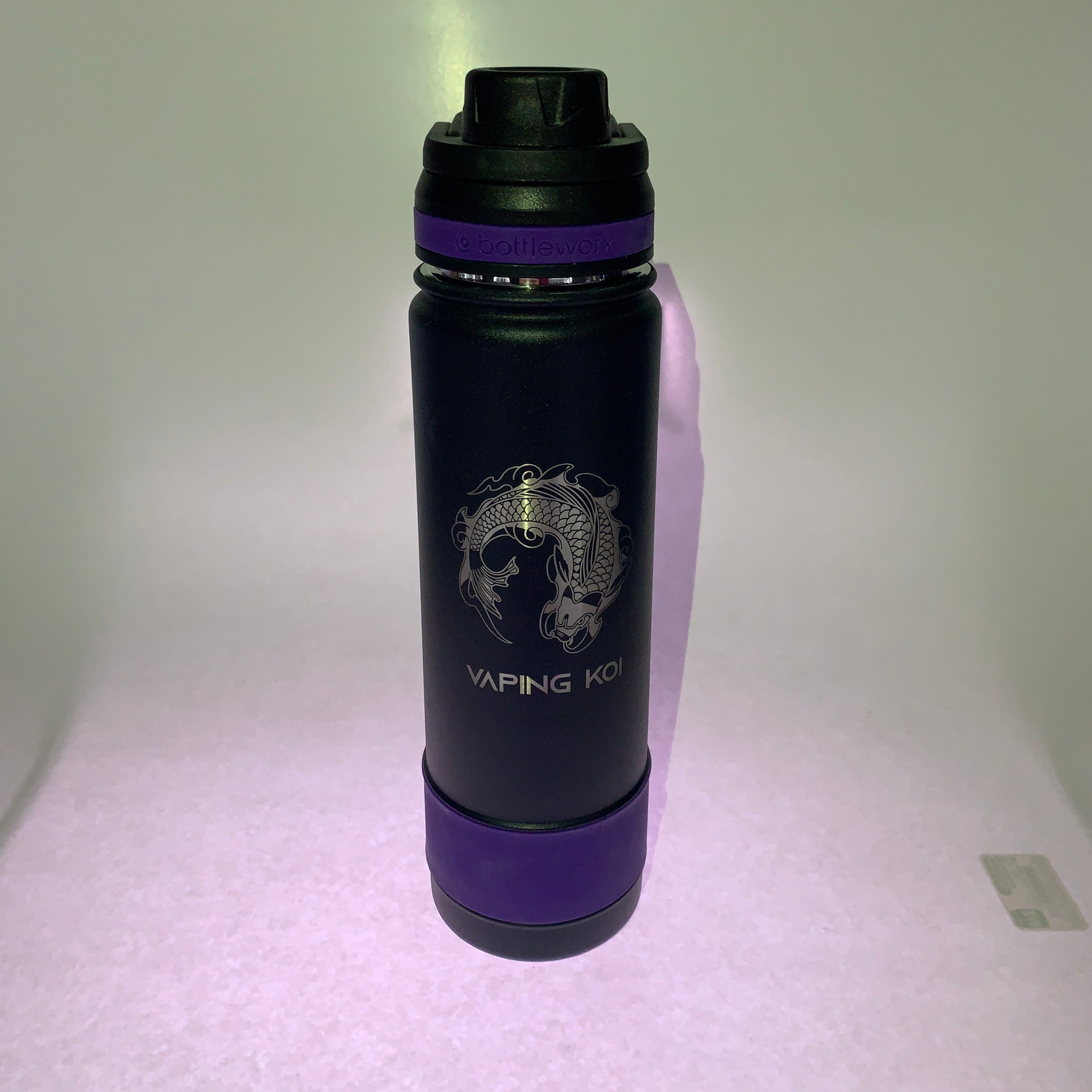 Vaping Koi Insulated Water Bottle
